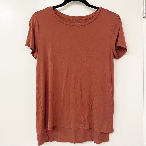 Halogen by Nordstrom Rust Orange T-shirt Size Small - Picture 1 of 7